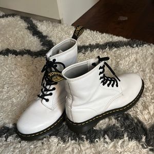 White doc martins